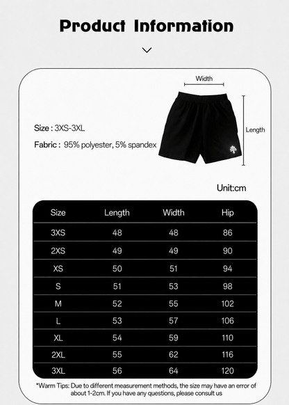 Summer reflective shorts